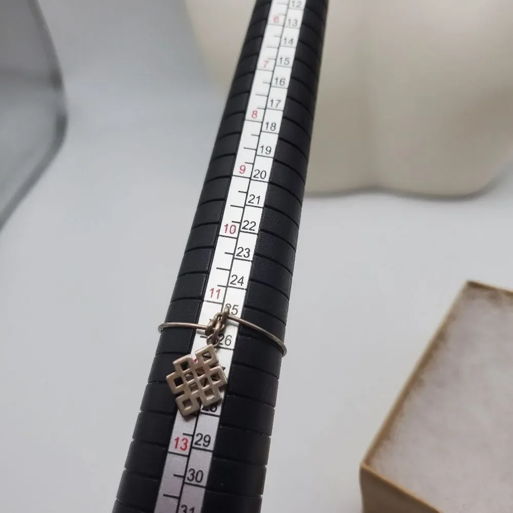 Sterling silver adjustable ring up to‎ size 11.5